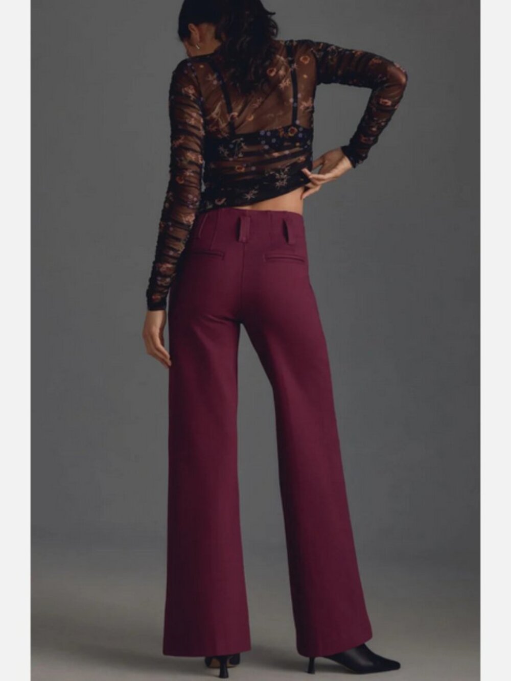 Anthropologie Maeve Naomi Wide Leg Pants Size 2 - Picture 3 of 12